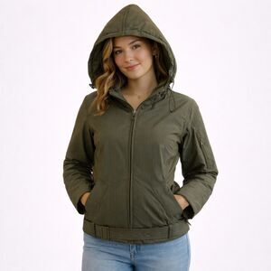 Roxy Hooded Outdoor Long Sleeve Full Zip Jacket S